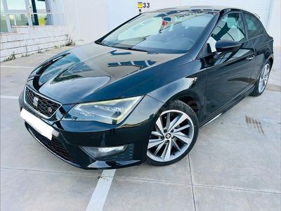 Usado Seat Leon FR 184 CV (135 kW) 2014 Negro Berlina