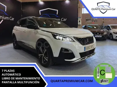 Usado Peugeot 5008 GT-line 130 CV (95 kW) 2019 Blanco SUV