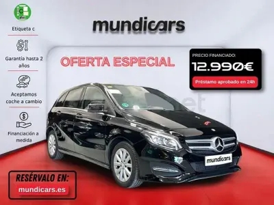 Usado Mercedes B180 Urban 110 CV (80 kW) 2016 Negro Utilitario