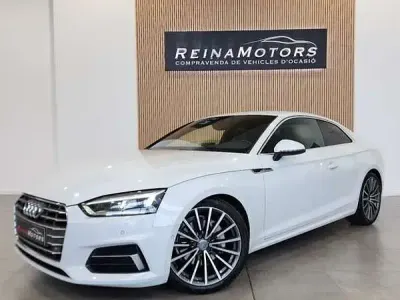 Usado Audi A5 190 CV (139 kW) 2018 Blanco Coupe