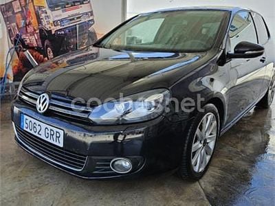 Usado VW Golf VI Sport 105 CV (77 kW) 2009 Negro Utilitario
