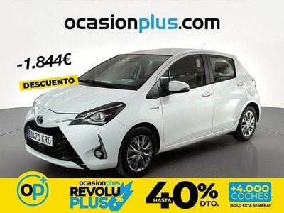 Usado Toyota Yaris Hybrid Active 100 CV (73 kW) 2018 Blanco