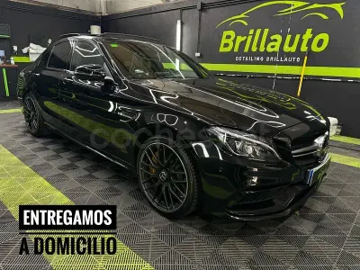 Usado Mercedes C63S AMG 510 CV (375 kW) 2018 Negro Berlina