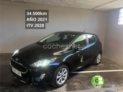 Usado Ford Fiesta Trend 75 CV (55 kW) 2021 Negro Utilitario