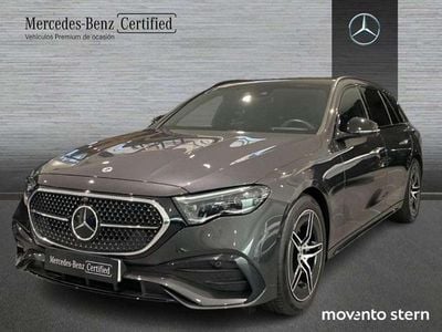 Usado Mercedes E300 AMG line 313 CV (230 kW) 2024 Gris grafito Familiar