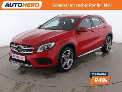 Rojo Usado 2019 Mercedes GLA200 AMG line SUV | 22.761 € (Buen precio)