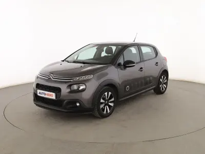 Usado Citroën C3 Feel 82 CV (60 kW) 2018 Gris Utilitario