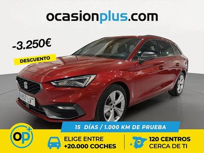 Usado Seat Leon FR 150 CV (110 kW) 2022 Rojo Familiar