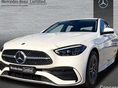 Blanco Usado 2022 Mercedes C220 Berlina | 35.900 € (Precio justo)
