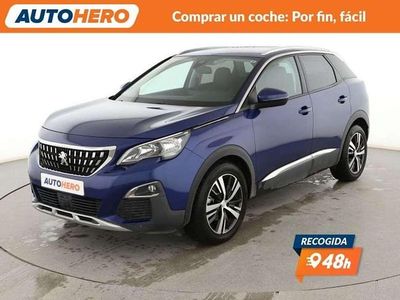 Usado Peugeot 3008 Allure 131 CV (96 kW) 2019 Azul SUV
