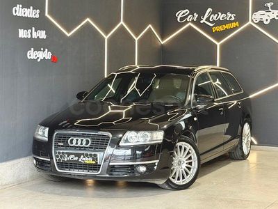 Usado Audi A6 S-Line 190 CV (139 kW) 2009 Negro Familiar