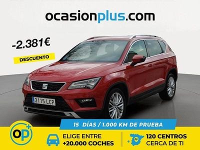 Usado Seat Ateca 4Drive 190 CV (139 kW) 2019 Rojo SUV