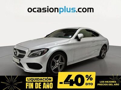 Gris plata Usado 2016 Mercedes C220 AMG Coupe | 27.491 € (Precio justo)