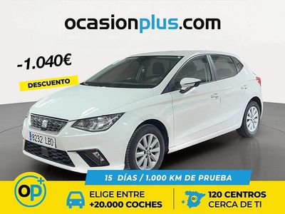 Usado Seat Ibiza Style Plus 95 CV (69 kW) 2019 Blanco Utilitario