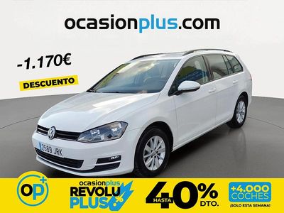 Usado VW Golf VII Business 110 CV (80 kW) 2016 Blanco Familiar