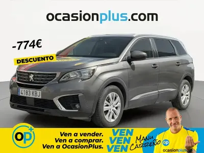 Usado Peugeot 5008 Active 130 CV (95 kW) 2017 Gris SUV