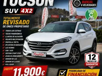Usado Hyundai Tucson GO! 114 CV (83 kW) 2018 Blanco SUV