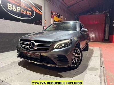 Usado Mercedes GLC220 170 CV (125 kW) 2019 Gris SUV