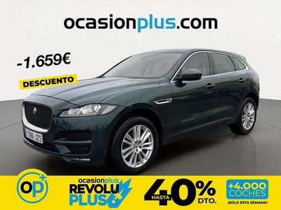 Usado Jaguar F-Pace Prestige 180 CV (132 kW) 2017 Verde SUV