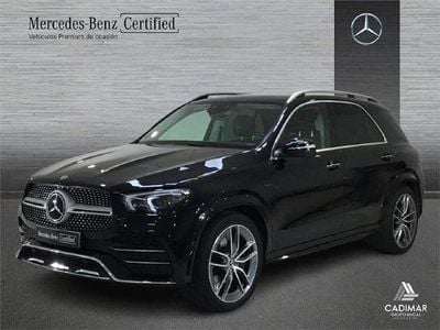Usado Mercedes GLE350 AMG line 320 CV (235 kW) 2021 Negro obsidiana