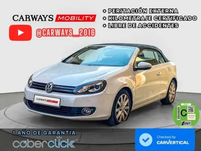 Usado VW Golf Cabriolet 160 CV (117 kW) 2012 Blanco Descapotable