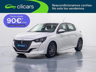 Usado Peugeot 208 Active 100 CV (73 kW) 2021 Blanco Utilitario