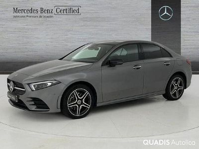 Usado Mercedes A250 AMG line 218 CV (160 kW) 2021 Gris montaña