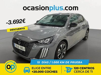 Usado Peugeot 208 Allure 100 CV (73 kW) 2025 Gris Utilitario