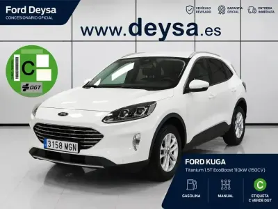 Usado Ford Kuga Titanium 150 CV (110 kW) 2023 Blanco SUV