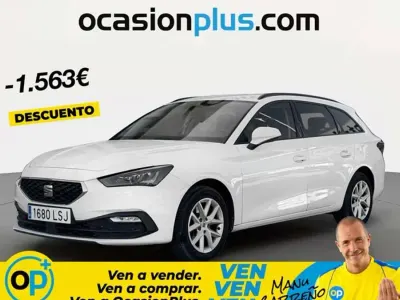 Usado Seat Leon ST Style 116 HP (85 kW) 2021 Branco Carrinha