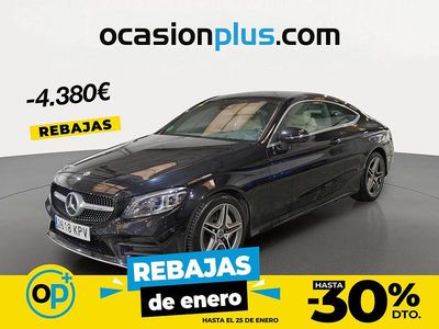 Negro Usado 2018 Mercedes C300 Coupe | 34.990 € (Precio justo)