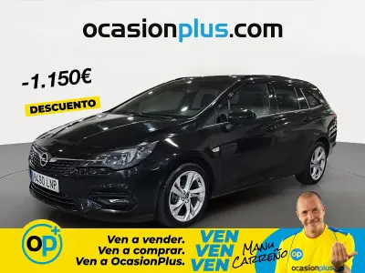 Usado Opel Astra Business Elegance 145 CV (106 kW) 2021 Negro Familiar