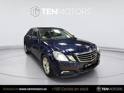 Usado Mercedes E250 Avantgarde 204 CV (150 kW) 2009 Azul Berlina