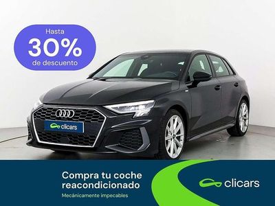 Usado Audi A3 Sportback S-Line 116 CV (85 kW) 2021 Negro Utilitario