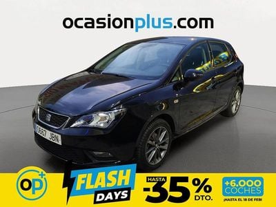 Usado Seat Ibiza I-Tech 90 CV (66 kW) 2014 Negro Utilitario