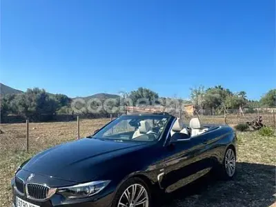 Usado BMW 420 190 CV (139 kW) 2017 Negro Descapotable