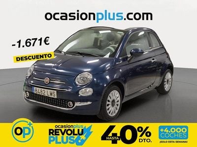Usado Fiat 500 Dolcevita 70 CV (51 kW) 2022 Azul Descapotable