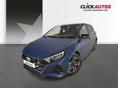 Usado Hyundai i20 N Line 80 CV (58 kW) 2025 Azul Utilitario
