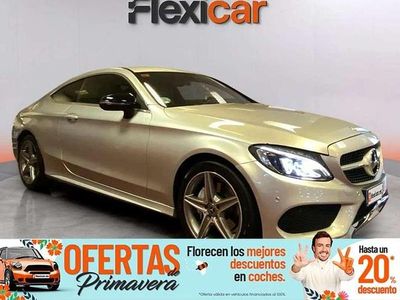 Usado Mercedes C220 170 CV (125 kW) 2017 Gris Coupe