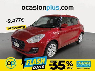 Usado Suzuki Swift 90 CV (66 kW) 2018 Rojo Berlina