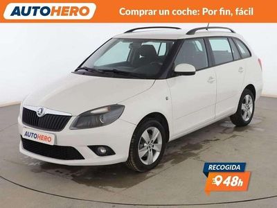 Usado Skoda Fabia Ambition 75 CV (55 kW) 2014 Blanco Utilitario