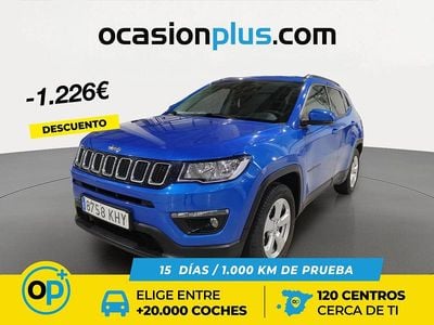 Usado Jeep Compass Longitude 140 CV (102 kW) 2018 Azul SUV
