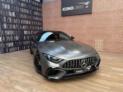 Usado Mercedes SL63 AMG AMG 585 CV (430 kW) 2022 Gris / plata Descapotable