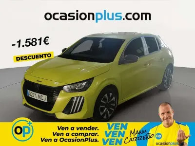 Usado Peugeot 208 Style 110 CV (80 kW) 2025 Amarillo Utilitario