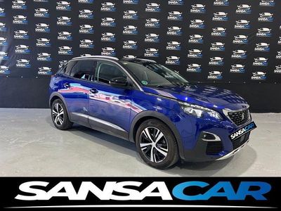 Usado Peugeot 3008 Allure 130 CV (95 kW) 2018 Azul SUV