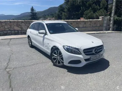 Usado Mercedes C350e Avantgarde 279 CV (205 kW) 2016 Blanco Familiar