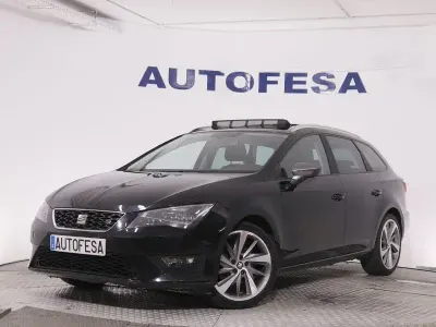Usado Seat Leon ST FR 150 CV (110 kW) 2014 Negro Familiar