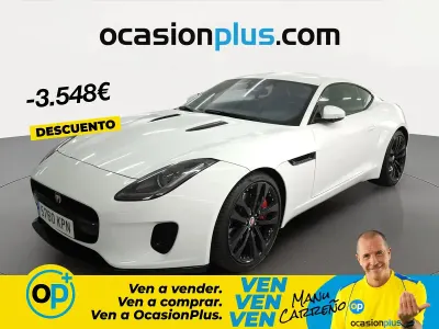Usado Jaguar F-Type 300 CV (220 kW) 2018 Blanco Coupe