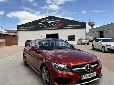 Usado Mercedes C220 170 CV (125 kW) 2017 Rojo Coupe