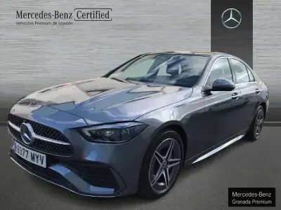 Usado Mercedes C300e AMG line 313 CV (230 kW) 2024 Gris Berlina